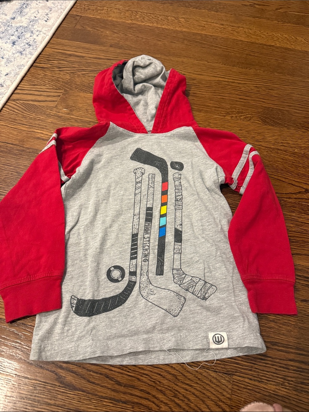 Wes & Willy Hockey Hooded Shirt